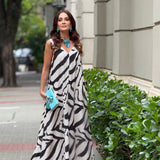 Vestido Pregas Ezilda