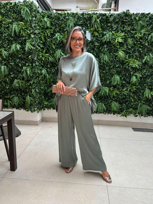 Conjunto Kimono Viscose Acetinado